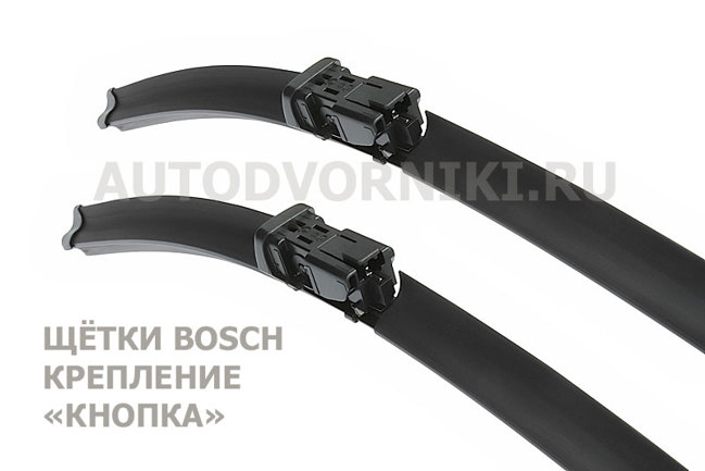 Комплект бескаркаcных дворников на автомобили Jaguar XF ( c 2016 -) BOSCH A106S