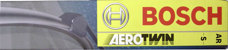 Комплект бескаркасных лобовых дворников для LEXUS ES ( с 2006 - 2012)   пр-во Bosch AEROTWIN AR607S