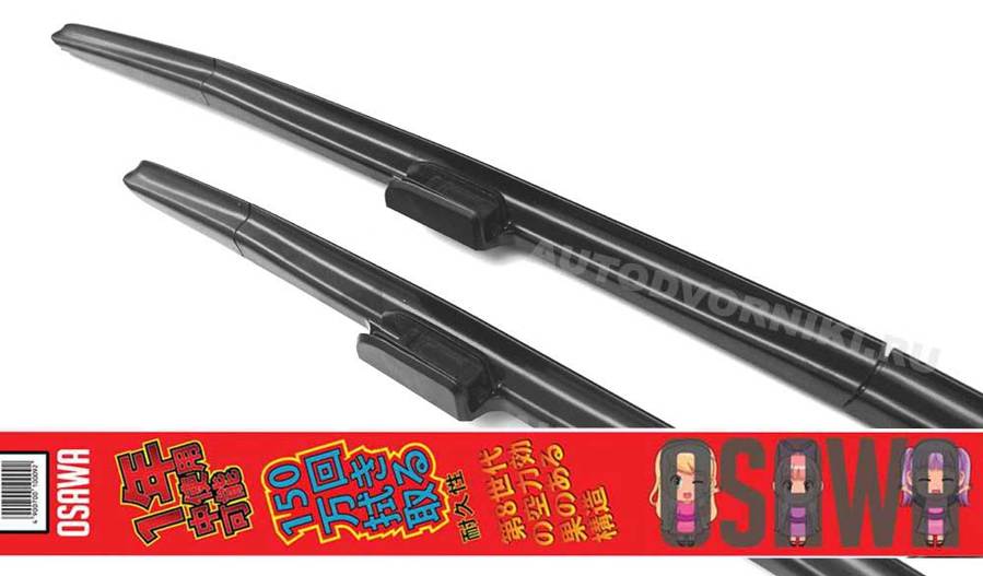 Гибридные дворники (2 щетки) пр-во OSAWA на INFINITI JX/QX60 (2013-2020) F57-26 F57-17 (65см 43см) Гибридные дворники (2 щетки) пр-во OSAWA на INFINITI JX/QX60 (2013-2020) F57-26 F57-17 (65см 43см)