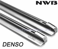 NWB Резинки (2шт) на гибридные щетки стеклоочистителя Denso для NISSAN MURANO (2016-) 65см 45см