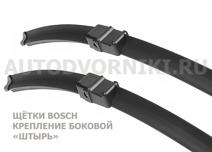 Комплект из 2-х бескаркаcных дворников на автомобили VOLVO S40 (c 02.2004 - 02.2006) 65 см и 50 см пр-во BOSCH Комплект из 2-х бескаркаcных дворников на автомобили VOLVO S40 (c 02.2004 - 02.2006) 65 см и 50 см пр-во BOSCH