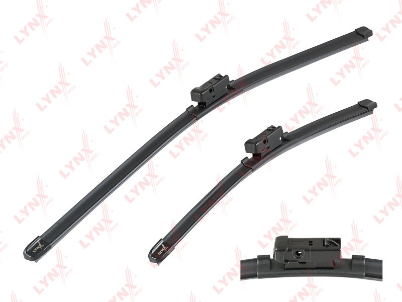 VOLVO XC60 (2008-2017) Бескаркаcные щетки (дворники 2шт) LYNX XF6550P VOLVO XC60 (2008-2017) Бескаркаcные щетки (дворники 2шт) LYNX XF6550P