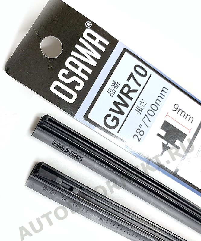 CHANGAN CS35 plus (2018-2021) Резинки (2шт) на гибридные дворники Denso пр-во OSAWA GWR70