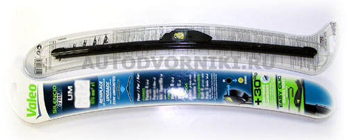 Комплект бескаркасных щеток стеклоочистителя для автомобилей CITROEN C3 PLURIEL с 04.03   пр-ва VALEO арт.UM653+UM601