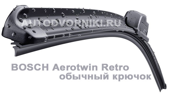 Комплект бескаркасных щёток для автомобилей LEXUS LS  (  с 2006 - до 2017 ) BOSCH арт. AR24+AR17